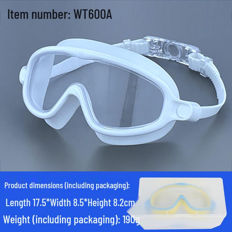 

Kids Waterproof Anti-Fog HD Large Frame Swim Goggles for Boys & Girls