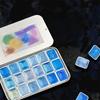 18-color Solid Pearlescent Chameleon Watercolor Pigment for Nail Painting Thangka Decorative Pigment Box