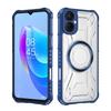 KEYSION Transparent Magnetic Case for TECNO Spark 9 Pro 9T Silicone+PC Heavy Duty Shockproof Phone Back Cover for for Spark 9T 9 Pro