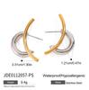 Youthway Classic Mixed Color Earrings For Women Minimalist 18K Gold PVD Plated Stainless Steel Earrings Fashion Jewelry Gift