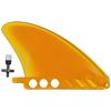 12cm Center Fin, Flex Soft, 4.6" for Longboards, SUPs, airSUP, AIR7 Paddleboards, saruSURF (with Screw, Yellow)