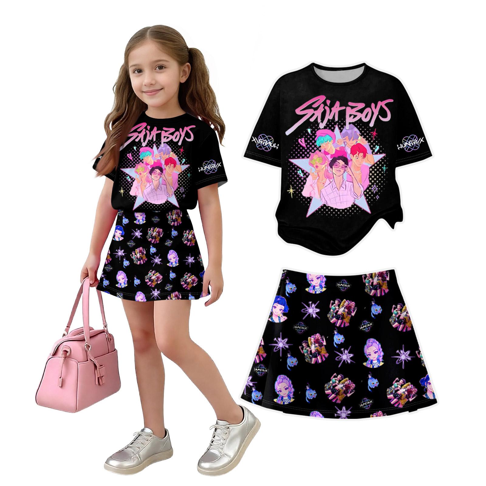 

Комплект одежды для новорожденных девочек и мальчиков, свободная футболка с принтом и штаны 140