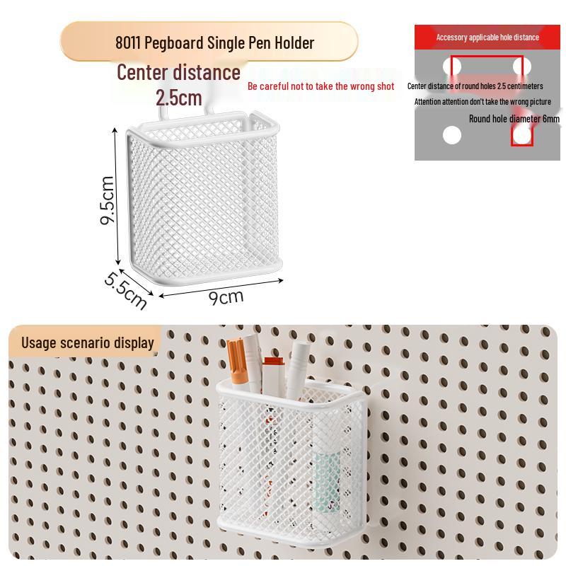 Stainless Steel Pegboard Hooks for Supermarket Shelves and Perforated Walls