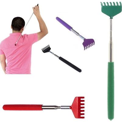 Soft Grip Metal Back Scratcher Telescopic Extendable Handy Pocket Scrath 8X6