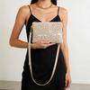 Simple Versatile Crossbody Crochet Bag, New Woven Bag, Zipper Closure, Retro Casual Beach Flower Women's Bags