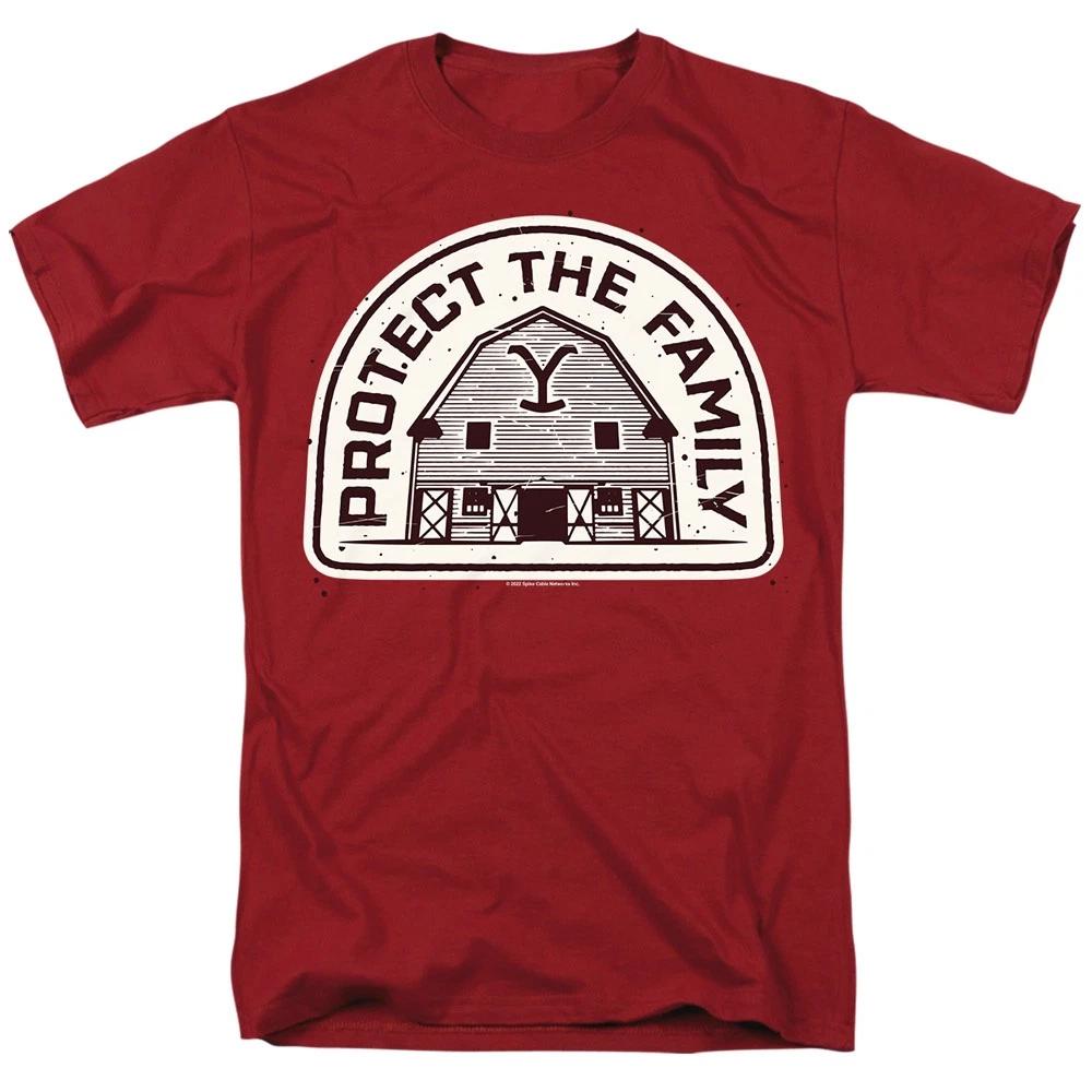 Yellowstone - Protect The Family Dutton Barn - Unisex Children s T-shirt - Red 130