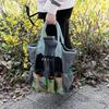 Garden tool bag, garden tool storage bag with comfortable handle, multifunctional, Oxford cloth 600d