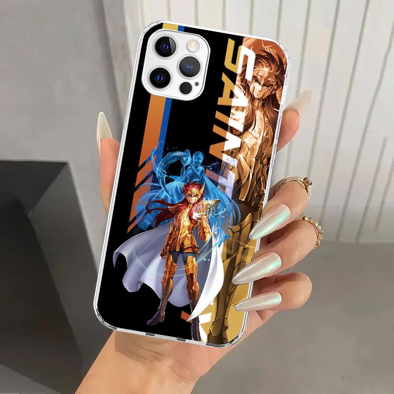 Anime Saint Seiya Phone Case for Iphone 17 Air 16 15 Plus 14 13 Mini 12 11 Pro Max 16E 7 8 SE 2020 Soft Funda Print Shell 16 15