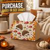 1pc Wilderness Foraging Tissue Box - Hedgehog Animal Fungi Napkin Storage Box, Suitable for Rolls/facial Tissues/single Sheets,available for Halloween