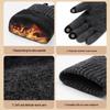 Hengyuanxiang Men's Winter Wool Fleece-lined Gloves