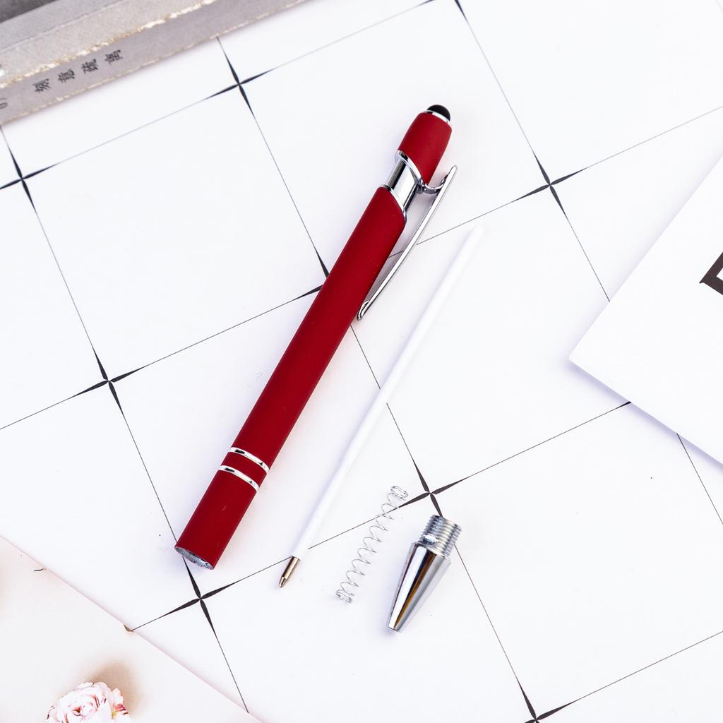 1 шт. Шариковая ручка симпатичная металлическая емкостная сенсорная канцелярия школьные офисные принадлежности ручка-пресс