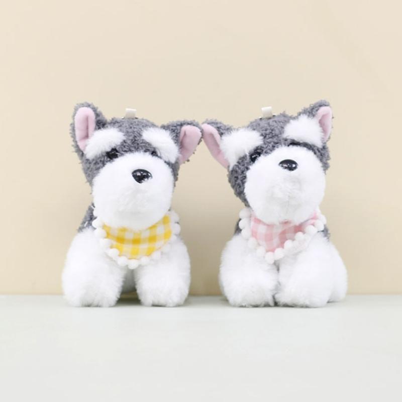 Multipurpose Schnauzer Dog Keychain Fashion Accessory for Pet Lovers and Stylish Individuals In Sturdy PP Cotton