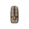 Gucci Double G Shaped Gold Tone Accessory Canvas Toiletry Bag Women toiletry bag Beige Ebony 760019-96IWT-8745