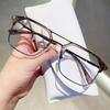 Luxury Square Frame Myopia Glasses Office Women Men Radiation Resistant Near Sight eyewear Anti-blue Light Short Sight Glasses