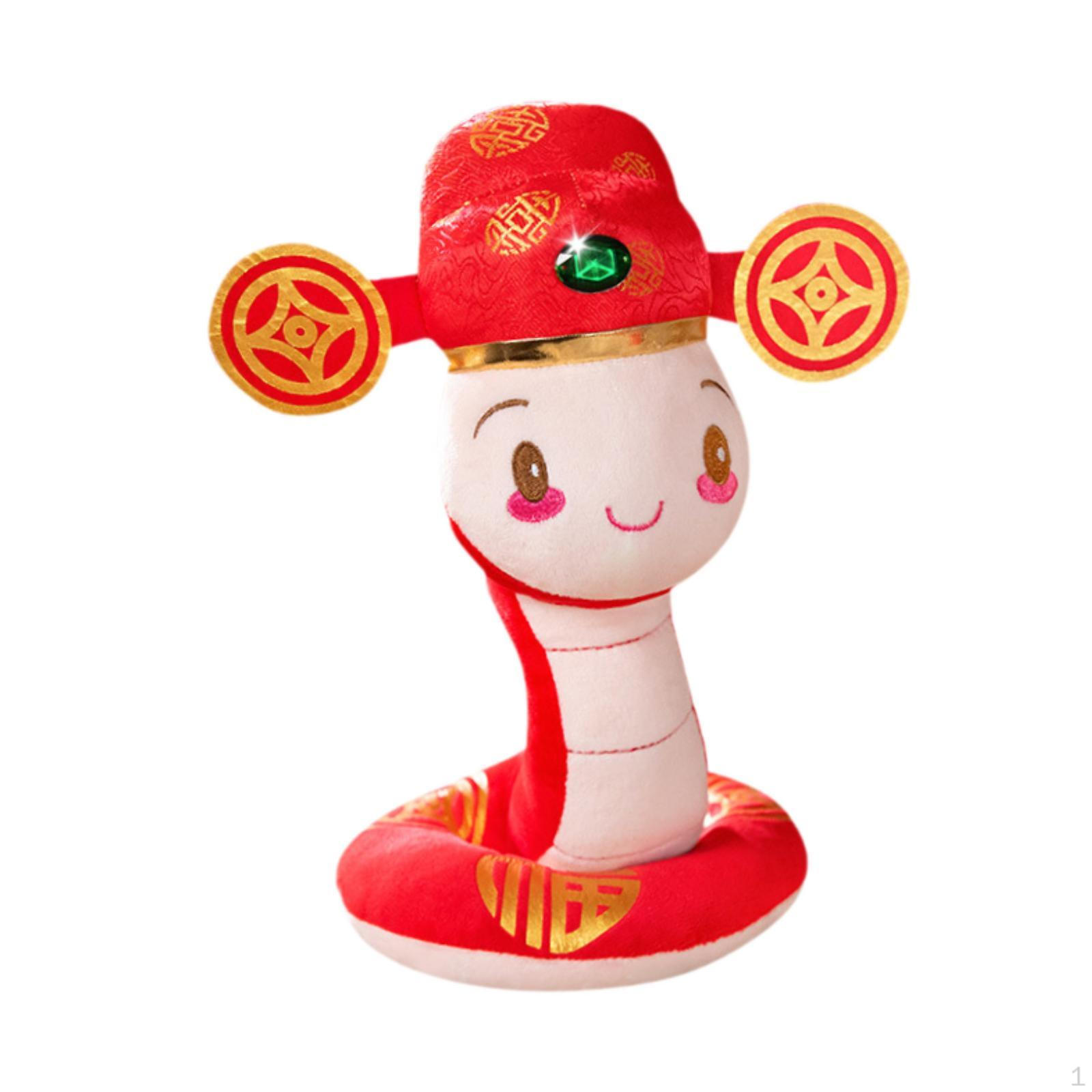 

Плюшевая игрушка-талисман в виде змеи, удобная праздничная декоративная кукла-талисман, сувениры для вечеринок 30cm