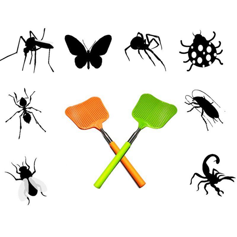 M-Modern-Telescopic Fly Swatters Durable Heavy Duty Flyswatter With Stainless Mosquito Repellent Tool Home Replacement Parts Too