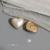 0Pcs/lot 23mm Metal Heart-shaped Button High-end Coarse Linen Woven Jacket Button Sweater Knitted Hand Sewn Button