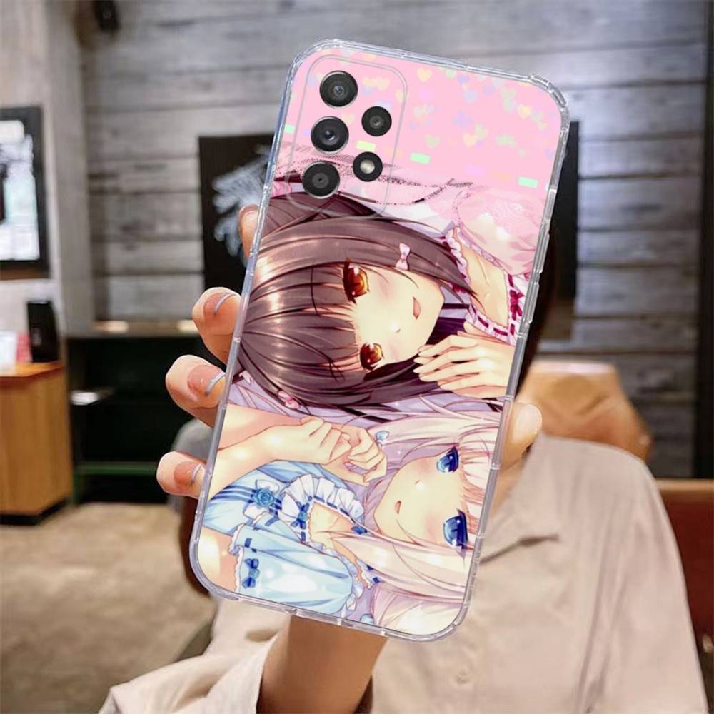 

Game N-Nekoparas Phone Case For Samsung Galaxy A,71,70,52,51,40,31,50,50S,30S,21S,12,10,Note20ultra Transparent Cover samsunga30s