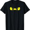 Unisex-Adults Ninja Eye Print Halloween T-Shirt, Black, Small, Short Sleeve, Classic Fit, Crew Neck, Pull On