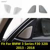 Car Pillar A Speaker Tweeter Audio Sound Frame Decoration Cover Trim For BMW 3 Series F30 320i 2013 - 2018 Accessories Interior