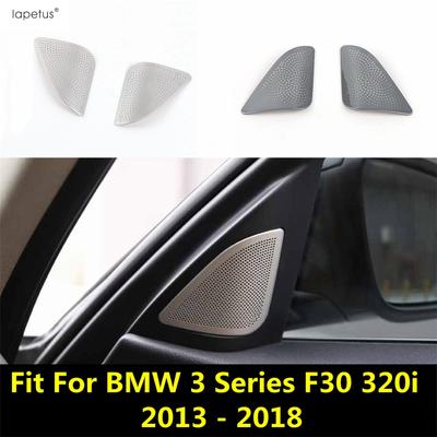Głośnik wysokotonowy głośnika słupka A samochodu rama dźwięku audio dekoracja osłona listwa dla BMW serii 3 F30 320i 2013 - 2018 Akcesoria Wnętrze
