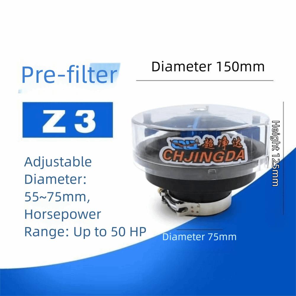 Odolný kryt vzduchového filtru turba Automatické odstraňování prachu Víčko vzduchového filtru traktoru Pro nákladní automobily Traktory