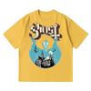 New Ghost Band T-shirt Women Oversize Fashion Cool London Singer Fans Essentials Summer Short Sleeve Print Rock Plain Black Tees