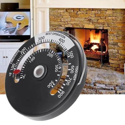 Horúci teplomer Magnetický Teplomer na drevo Kachle Krbový ventilátor Sporák so sondou Domácnosť Citlivosť Barbecue Rúra Nástroj