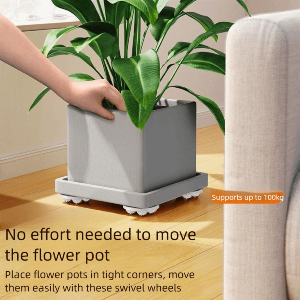 4pcs Super Load-bearing Self Adhesive Caster Wheels 5 Beads Heavy Duty Movable Furniture Chair Leg 360° Rotating Universal