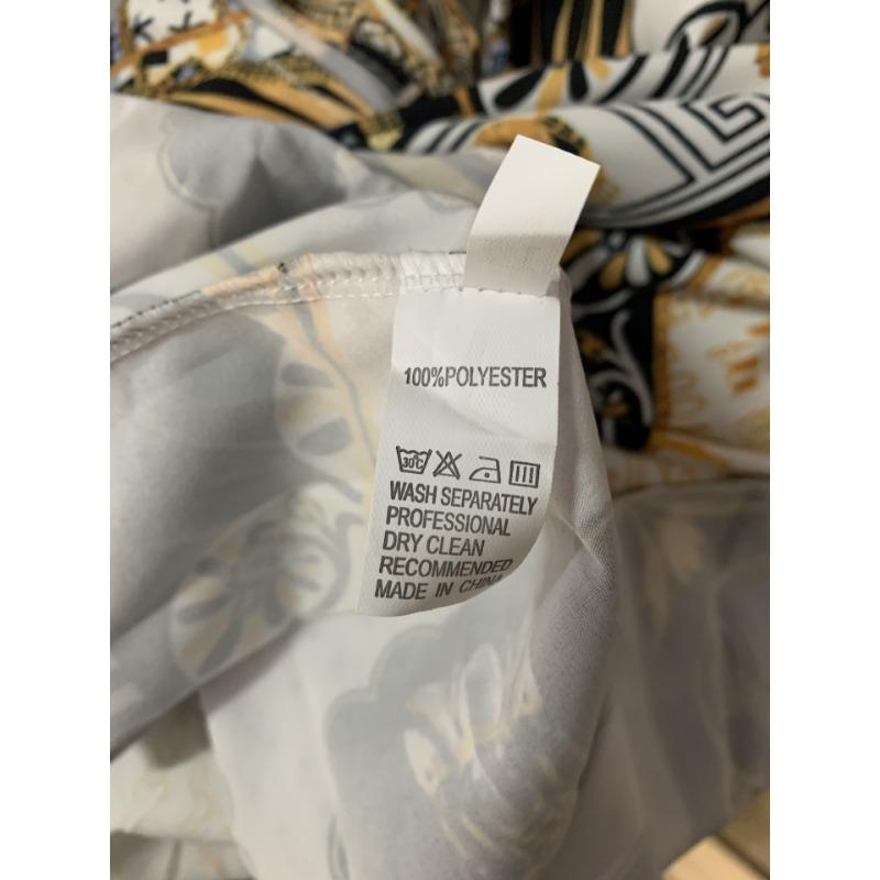 Retro Sweet Printed Off Shoulder Hanging Neck Dress Women's Loose Summer Vacation Dress