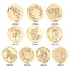 Vintage Wax Seal Stamp Head Flowers Sculpture Stamp Replace Copper Head Retro DIY Sealing Wax Kits Greeting Card Decor