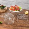 Stainless Steel Round Steamer Rack Dishwasher Safe Multifunction Baking Steaming Roasting Cooking Rack Kitchen Gadget