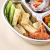 304 Stainless Steel Divided Dinning Plate Silver Child Feeding Plate Food Tray  Restroom