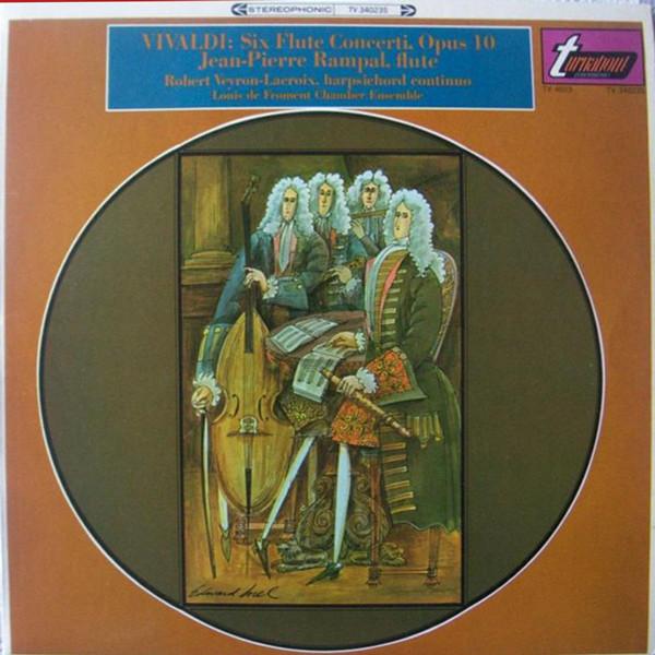 

LP Record ANTONIO VIVALDI JEANPIERRE RAMPAL Six Flute Concerti Opus 10 TV34023S Turnabout 1966 UK Classical Used