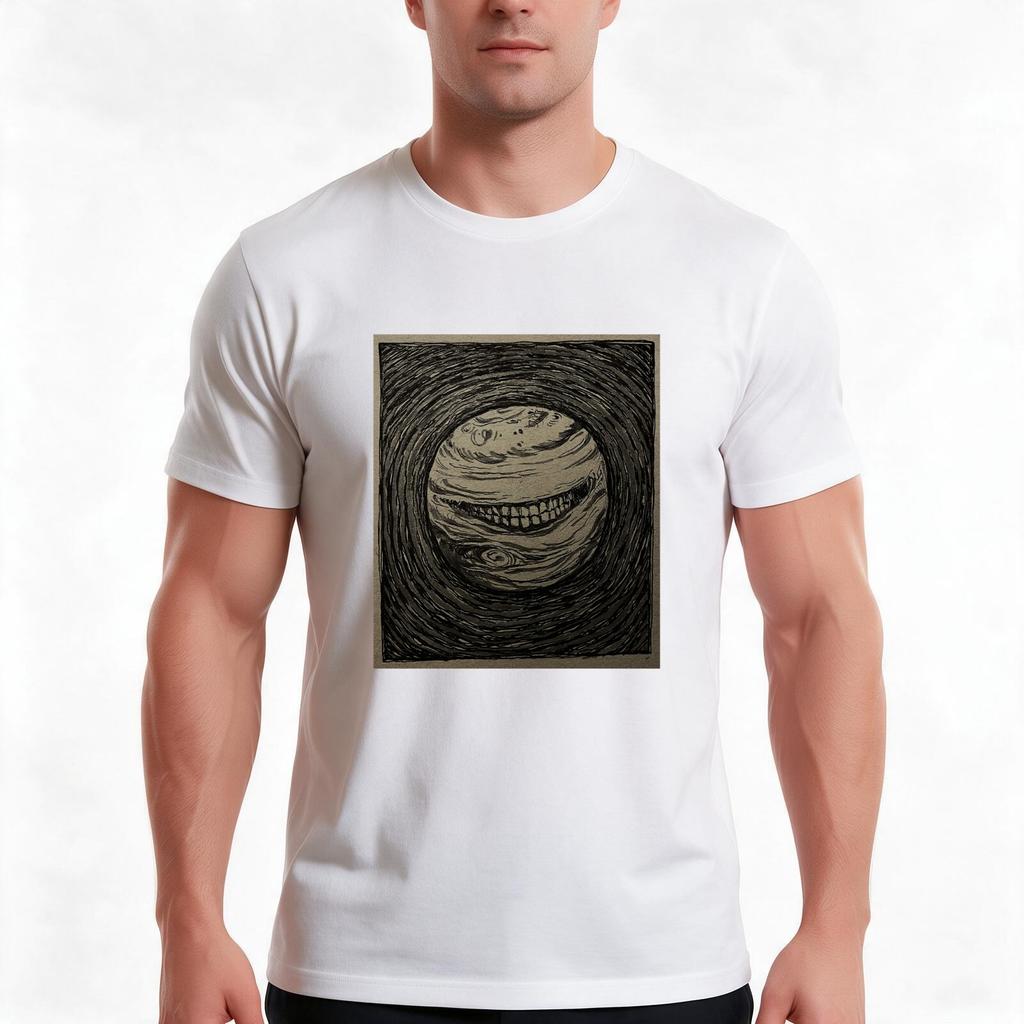 Mouth Of Jupiter Oversized Tshirt Summer Casual Cotton Tee Oversized Streetwear Tops Vintage Graphic Print Unisex Men Women