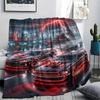 transportation vehicle truck Print Flannel Blanket,High quality Comfortable for All Seasons,Home Decor,Warmth and Comfort,Perfect for Christmas Gifts