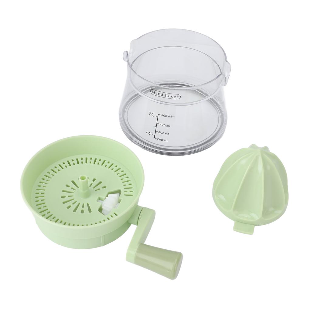 Zitruspresse Manuell Handlich Kompakt Tragbar Entsafter Haushalt Rotierende Presse für Zitrone Orange