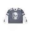 Mens Long Sleeve T Shirt Loose Fit Streetwear Hip Hop Casual Mesh Jersey 2025