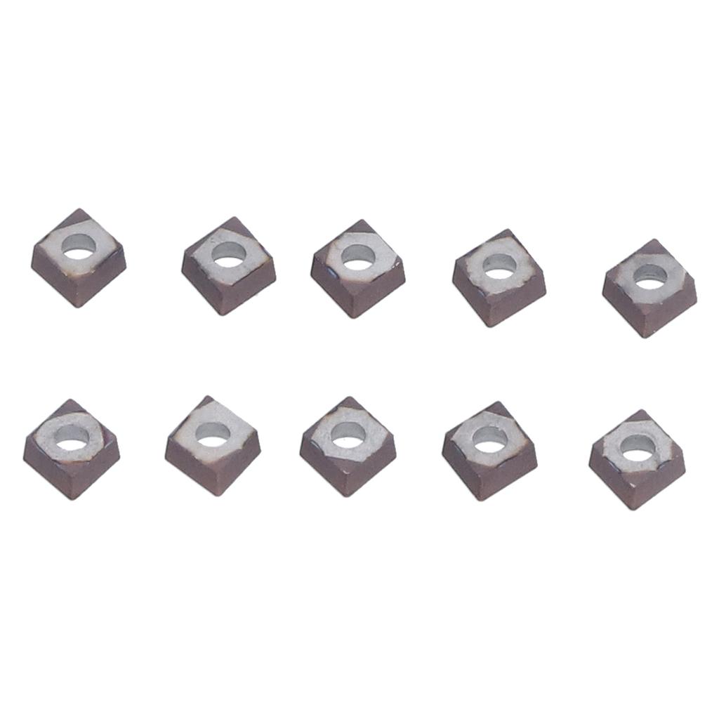 10Pcs CNC Turning Inserts Carbide Blade Replacement Lathe Metal Cutting Tool CCMT09T304
