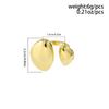 Ins Liquid Lava Metal Curved Ring Female Folded Smooth Hug Open Ring Set
