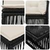Garden Sofa Set 13 Pieces Black Poly Rattan