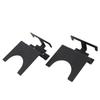 Wall Mount Polisher Holder Black Angle Grinder Stand Metal Garage Workshop Organizer for Waxing Machines