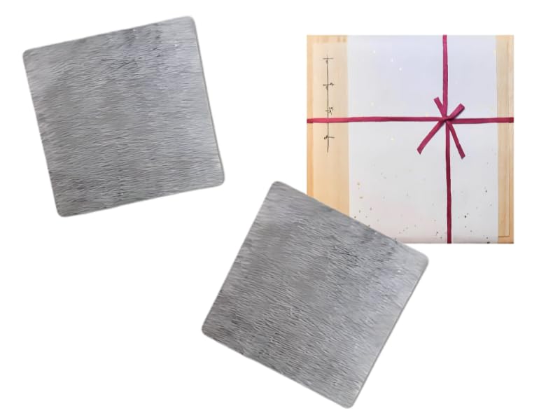 

Бумага васи Самидарэ 13x13см х 2 листа в коробке из дерева павловнии [Упаковка Судзугами] (Самидаре)