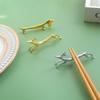 Chopsticks Holder Rest Pillow Alloy Chopstick Rack Stand For Spoon Fork Knife Tableware Brush Home Kitchen Table Decoration
