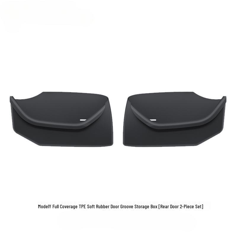 Vhodné pro Tesla Model Y/3 Facelift - Úložný box ve dveřích - Podložka do slotu na vnitřní straně dveří s plným pokrytím.