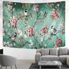 Home Wall Decoration Tapestry Flower Bird Background Hanging Cloth Office Living Room Tapestry