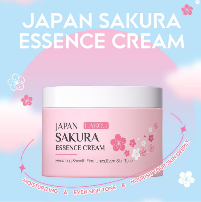 25g Anti Wrinkle Cherry Blossom Essence Nursing Face Cream Crema idratante idratante per la cura della pelle Cosmetici anti-invecchiamento Crema intensiva