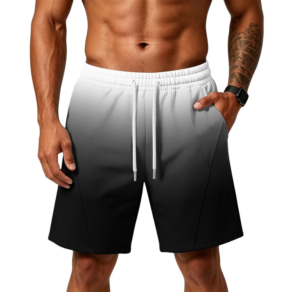 Men's Loose Fit Air Layer Shorts with Pockets Gym Workout Training Beach Casual Athletic Sportswear