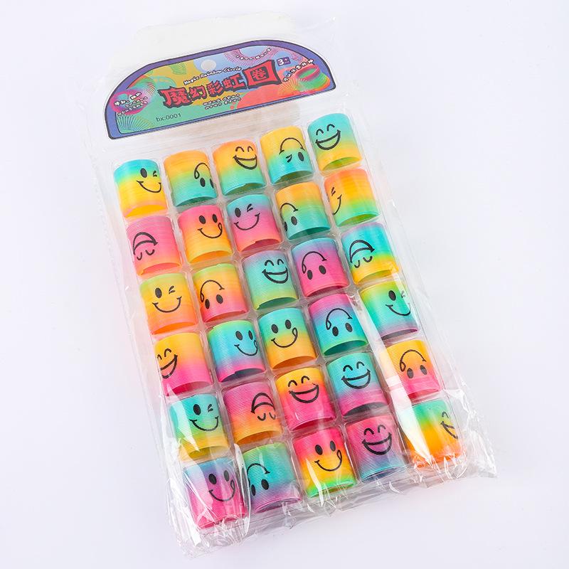 

Маленькая пружинка «Волшебная радуга»: 4.7*5СМ Красочная Ностальгическая Развивающая Игрушка для Детей