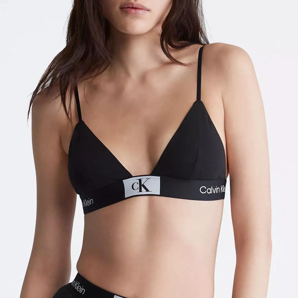 Calvin Klein Qf7217 American Version Wireless Triangle Cup Bra Women Underwear Black QF7217-003